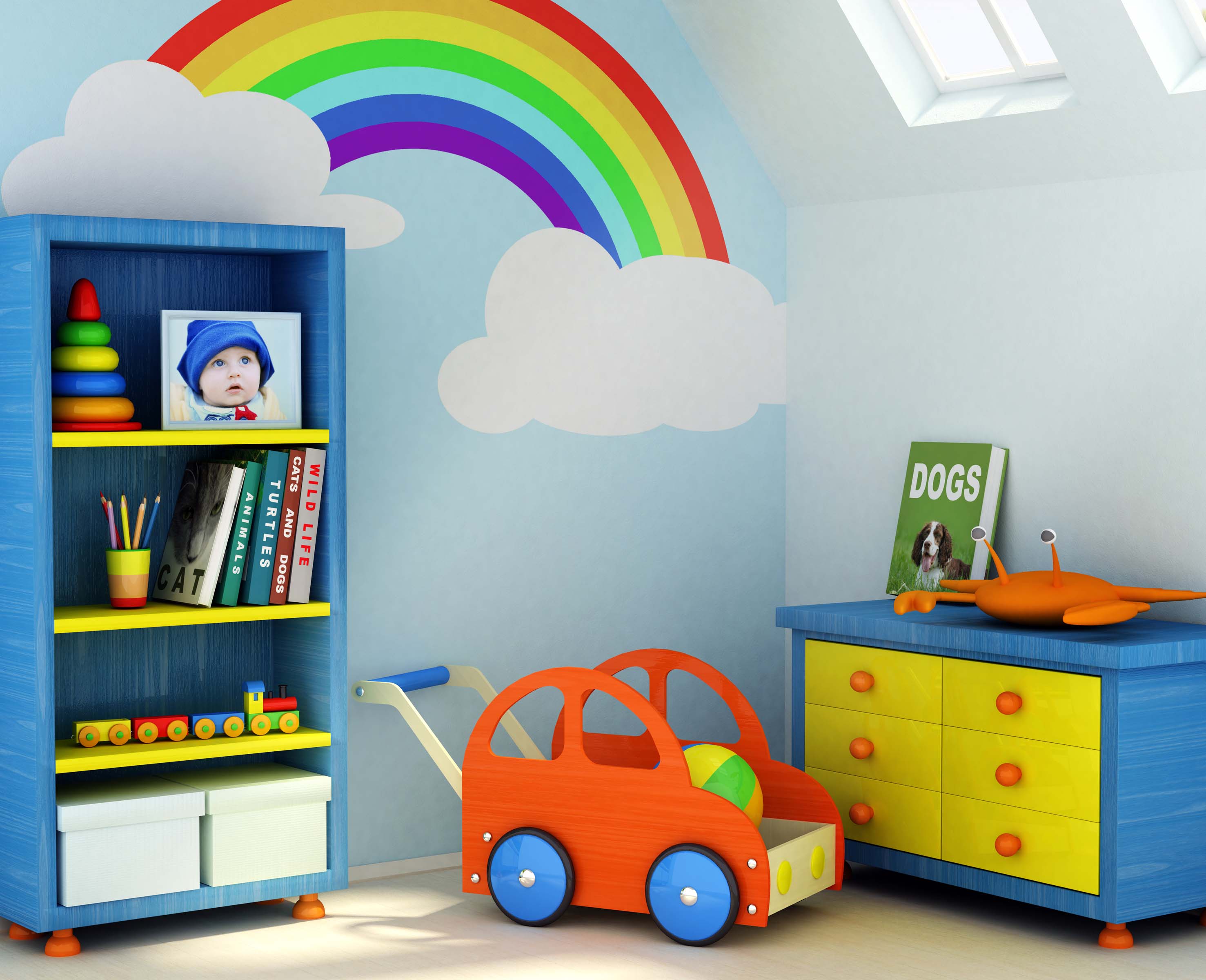 Как дома организовать пространство для малышей 1-3 лет